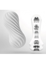 Мастурбатор FLEX Silky White с мягким рельефом - Tenga - в Сургуте купить с доставкой