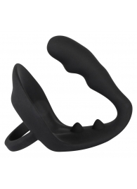 Эрекционное кольцо с подхватом мошонки и анальным отростком для воздействия на простату - Orion - в Сургуте купить с доставкой