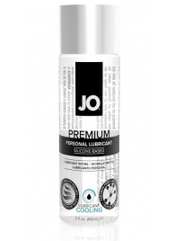 Охлаждающий лубрикант на силиконовой основе JO Personal Premium Lubricant Cooling - 60 мл. - System JO - купить с доставкой в Сургуте