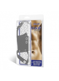 Кольцо на член и мошонку Cock Ring With 2  Ball Stretcher And Optional Weight Ring - BlueLine - в Сургуте купить с доставкой