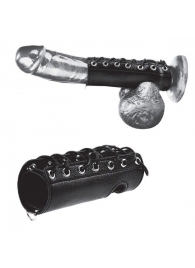 Сбруя на член на шнуровке 5  Cock Sheath - BlueLine - купить с доставкой в Сургуте