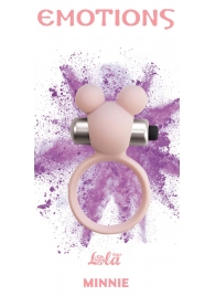 Розовое эрекционное виброколечко Emotions Minnie Light pink - Lola Games - в Сургуте купить с доставкой