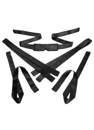 Бондажный набор из сатиновых лент Bordeaux 5 Piece Satin Bondage Set - XR Brands - купить с доставкой в Сургуте