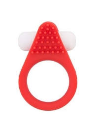 Красное эрекционное кольцо LIT-UP SILICONE STIMU RING 1 RED - Dream Toys - в Сургуте купить с доставкой