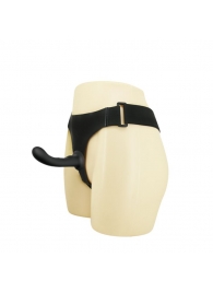 Страпон с изогнутой головкой Ultra Harness Curvy Dildo - 15,8 см. - Baile - купить с доставкой в Сургуте