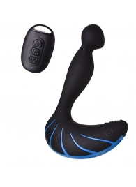Чёрно-синий массажер простаты Erotist Third - Erotist Adult Toys - в Сургуте купить с доставкой