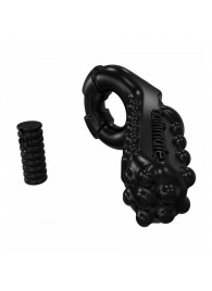 Чёрное эрекционное виброкольцо Tickle - Bathmate - в Сургуте купить с доставкой