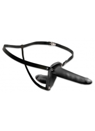 Женский страпон с вагинальной пробкой Double Penetrix Strap-on - 15 см. - Pipedream - купить с доставкой в Сургуте