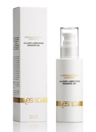 Массажный гель-смазка на силиконовой основе Allover Massage Gel - 100 мл. - YESforLOV - купить с доставкой в Сургуте