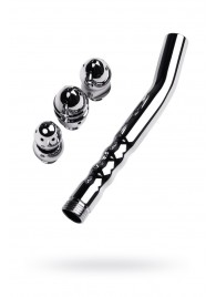 Металлический анальный душ с тремя насадками - ToyFa - купить с доставкой в Сургуте