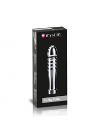Ребристый фаллоимитатор для электростимуляции Funky Fella Rill Dildo - 13 см. - MyStim - купить с доставкой в Сургуте