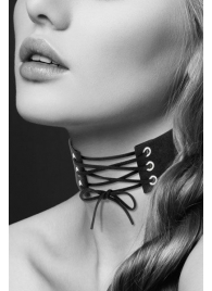 Оригинальный ошейник-чокер со шнуровкой - Bijoux Pour Toi - купить с доставкой в Сургуте