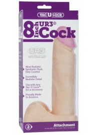 Ультрареалистичная насадка для трусиков Vac-U-Lock 8  ULTRASKYN Cock - 20,57 см. - Doc Johnson - купить с доставкой в Сургуте