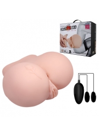 Вагина и анус с вибрацией CrazyBull Vagina and Ass - Baile - в Сургуте купить с доставкой