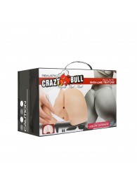 Вагина и попка с вибрацией CRAZY BULL - Baile - в Сургуте купить с доставкой