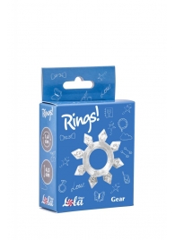 Прозрачное эрекционное кольцо Rings Gear - Lola Games - в Сургуте купить с доставкой