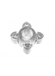 Прозрачное эрекционное кольцо Rings Screw - Lola Games - в Сургуте купить с доставкой