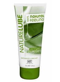 Смазка на водной основе с алоэ вера Nature Lube - 30 мл. - HOT - купить с доставкой в Сургуте