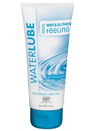 Лубрикант на основе чистой родниковой воды WaterLube - 100 мл. - HOT - купить с доставкой в Сургуте