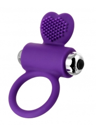 Фиолетовое виброкольцо с ресничками JOS PERY - JOS - в Сургуте купить с доставкой