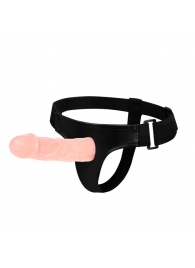 Телесный фаллоимитатор на трусиках Jessica Strap-On - 15,5 см. - Baile - купить с доставкой в Сургуте