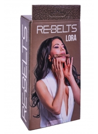 Кляп-трензель Lora с металлическими кольцами - Rebelts - купить с доставкой в Сургуте