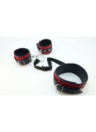 Кожаный БДСМ-набор - БДСМ Арсенал - купить с доставкой в Сургуте