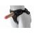 Черный пояс-трусики с двумя насадками Soft-Dolli - 16,5 и 10,5 см. - LOVETOY (А-Полимер) - купить с доставкой в Сургуте