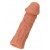 Телесная реалистичная насадка KOKOS Extreme Sleeve 05 с дополнительной стимуляцией - 12,7 см. - KOKOS - в Сургуте купить с доставкой