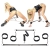 Комплект наручников и наножников с распорками Spread  em Bar and Cuff Set - Pipedream - купить с доставкой в Сургуте