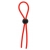 Красное эрекционное лассо с одной бусиной-утяжкой STRETCHY THIN LASSO - Dream Toys - в Сургуте купить с доставкой