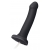 Черный фаллос с имитацией эякуляции Silicon Cum Dildo L - 19,6 см. - Strap-on-me - купить с доставкой в Сургуте