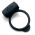 Темно-серое эрекционное кольцо Vibrating Love Ring с вибрацией - Fifty Shades of Grey - в Сургуте купить с доставкой