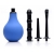 Анальный душ с 3 насадками Premium One-way Valve Anal Douche Set - XR Brands - купить с доставкой в Сургуте