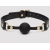 Черный кляп-шар Bound to You Faux Leather Ball Gag - Fifty Shades of Grey - купить с доставкой в Сургуте