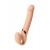 Телесный безремневой вибрострапон Vibrating Bendable Strap-On L - Strap-on-me - купить с доставкой в Сургуте