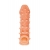 Телесная закрытая насадка с пупырышками Cock Sleeve Size M - 15,6 см. - KOKOS - в Сургуте купить с доставкой