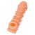 Телесная закрытая насадка с пупырышками Cock Sleeve Size L - 17,6 см. - KOKOS - в Сургуте купить с доставкой
