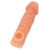 Телесная закрытая насадка с шершавой головкой Cock Sleeve Size M - 15,6 см. - KOKOS - в Сургуте купить с доставкой