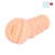Телесный мастурбатор-вагина с комплектом эрекционных колец - Bior toys - в Сургуте купить с доставкой