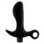 Черный анальный вибратор Silicone Vibrating Prostate Massager 01 - 10,8 см. - Blush Novelties - в Сургуте купить с доставкой