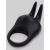 Черное эрекционное виброкольцо Sensation Rechargeable Vibrating Rabbit Love Ring - Fifty Shades of Grey - в Сургуте купить с доставкой