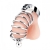 Серебристая клетка для члена Urethral Play Cage - BlueLine - купить с доставкой в Сургуте