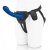 Синяя насадка Remote Control P-Spot G-Spot с черными трусиками - 20 см. - Pegasus - купить с доставкой в Сургуте