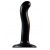 Черный фаллоимитатор-насадка Strap-On-Me P G spot Dildo size S - 16,4 см. - Strap-on-me - купить с доставкой в Сургуте