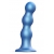 Голубая насадка Strap-On-Me Dildo Plug Balls size S - Strap-on-me - купить с доставкой в Сургуте
