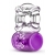 Фиолетовое эрекционное виброкольцо Pleaser Rechargeable C-Ring - Blush Novelties - в Сургуте купить с доставкой
