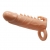 Телесная удлиняющая насадка Penis Sleeve Emmitt - 17 см. - Baile - в Сургуте купить с доставкой