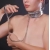 Серебристый ошейник из искусственной кожи - Sitabella - купить с доставкой в Сургуте