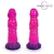 Розовый рельефный фантазийный фаллоимитатор - 20 см. - Bior toys - купить с доставкой в Сургуте
